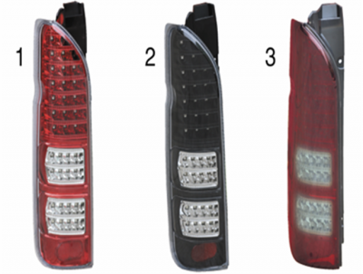 HIACE 05 TAIL LAMP FULL LED RED AND WHITE