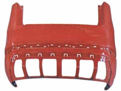 FIESTA 13 REAR BUMPER  4D